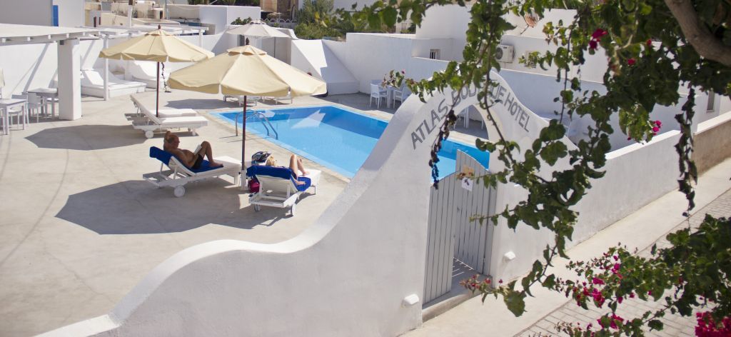Atlas Boutique Hotel Kamári Kültér fotó