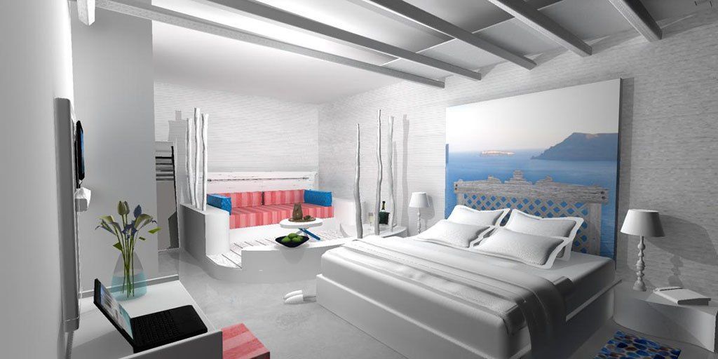Atlas Boutique Hotel Kamári Kültér fotó
