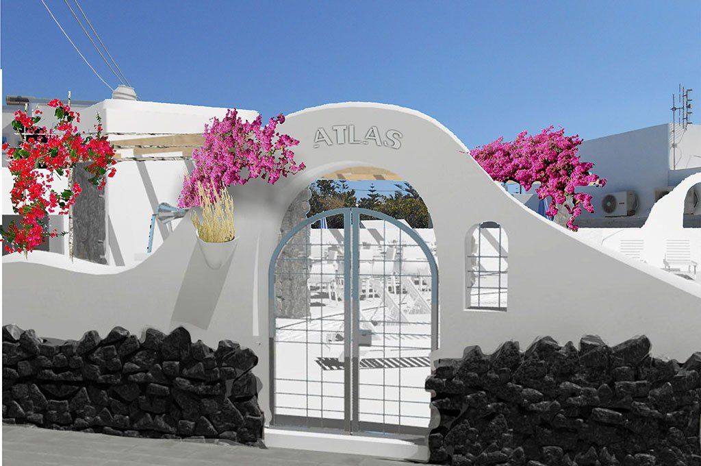 Atlas Boutique Hotel Kamári Kültér fotó